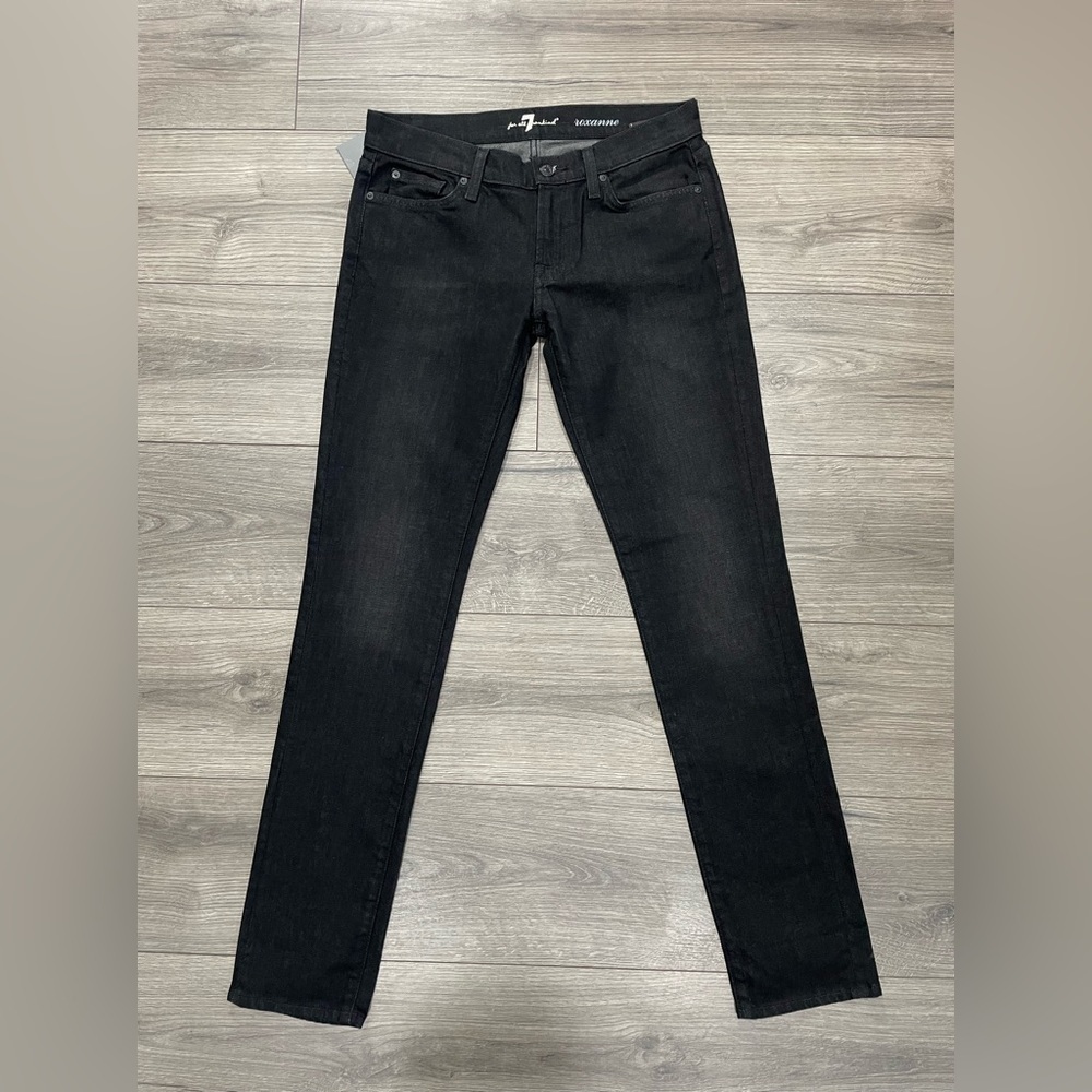 7 For‎ All Mankind Jeans Roxanne Skinny Crystal Sz 28 NWT